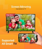 برنامه‌نما Cast to TV - Screen Mirroring عکس از صفحه