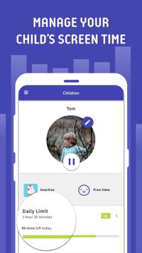 Parental Control - Screen Time & Location Tracker 海报