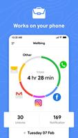 Screen Time Tracker - Wellbeing Affiche