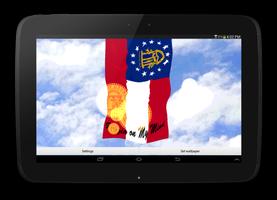 Georgia 3D Flag Free screenshot 3