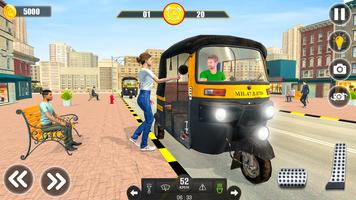 Modern City Tuk Tuk Drive Game Ekran Görüntüsü 2