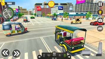 Modern City Tuk Tuk Drive Game capture d'écran 3