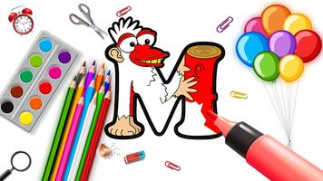 Alphabet Lore- Coloring Animal تصوير الشاشة 2