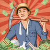 Earth digger:idle game APK