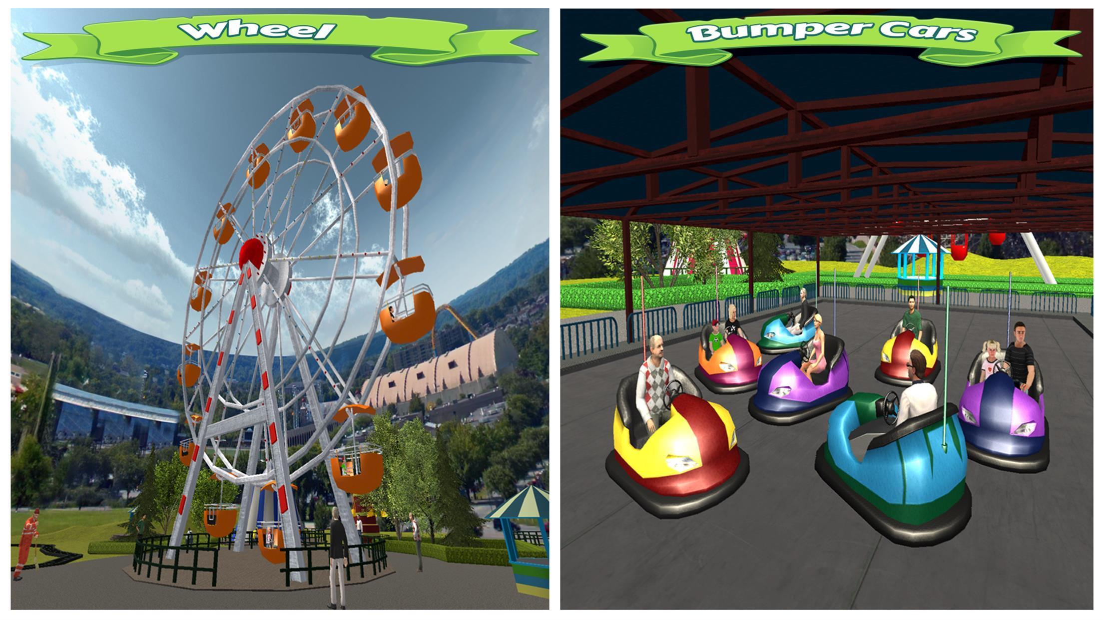 Android развлечение. VR аттракцион американские горки. VR парк развлечений. Theme Park для андроид. Парк аттракционов VR игра.