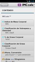 IMCcalx™ captura de pantalla 1