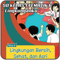 Buku Tema 6 Lingkungan SD 1