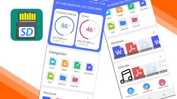 SD 卡管理器、文件资源管理器 海报