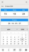 Calculadora de edad captura de pantalla 2