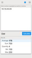 Average Calculator imagem de tela 1