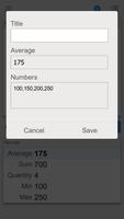 Average Calculator imagem de tela 2