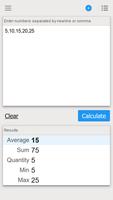 Average Calculator imagem de tela 3