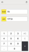inch cm converter pro Plakat