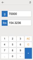 lbs g converter Screenshot 1