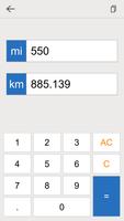 miles kilometers converter pro Plakat