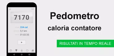 Pedometro caloria contatore