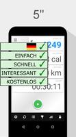 Schrittzähler Plakat