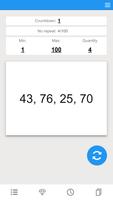 Random Number Generator Pro capture d'écran 1
