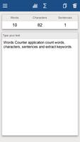 Words Counter Plakat