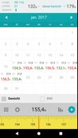 Gewicht Kalender screenshot 2