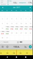 Gewicht Kalender Screenshot 3