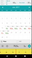 Peso Calendario Poster