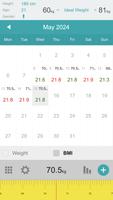 Weight Calendar screenshot 1