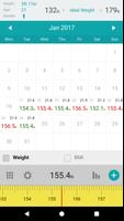 Weight Calendar screenshot 2