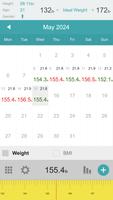 Weight Calendar screenshot 2