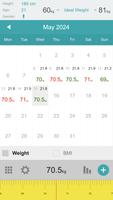 Weight Calendar Pro Plakat
