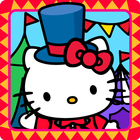 Hello Kittys Jahrmarkt Zeichen