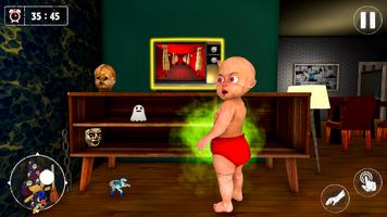 Scary Creepy Baby Horror Games capture d'écran 1