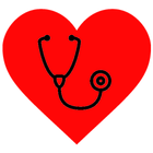 Soins de santé cardiaque icône