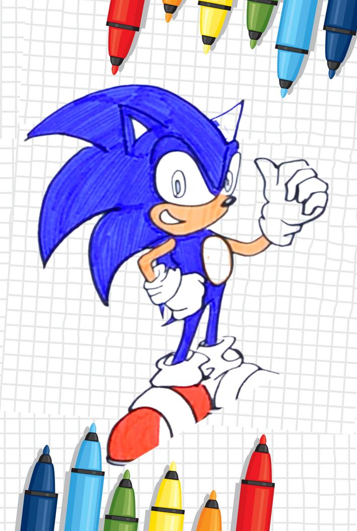 Download Coloring Book For Sonic's : Coloring Page game pour Android - Téléchargez l'APK