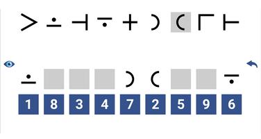 Symbol Digit Modalities Test (SDMT) training screenshot 2