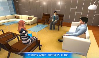Virtuel d'affaires Billionaire papa vie Simulator capture d'écran 3