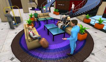 Virtual Hotel Manager Restaurant Job Simulator captura de pantalla 1