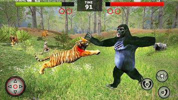 Epic Wild Animal Battle Simulator Affiche