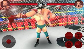 Wrestling Mayhem Cage Revolution Fight 스크린샷 1