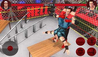 2 Schermata Wrestling Mayhem Cage Revolution Fight