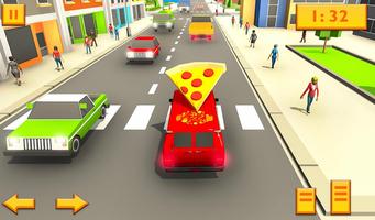 Pizza Delivery Van Virtual City Bike Moto Driving ảnh chụp màn hình 2