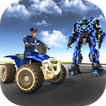 Quad Bike Stunt Racing - Robot transformer