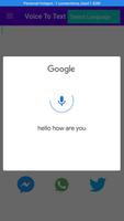 Voice To Text (multi language  voice to text) plakat