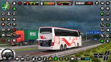 پوستر City Bus Driving-Bus Parking