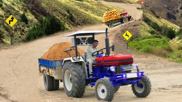 Hill Tractor Trolley Cargo Sim imagem de tela 1