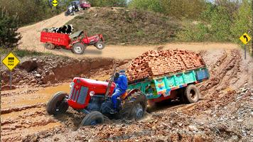 Hill Tractor Trolley Cargo Sim imagem de tela 2