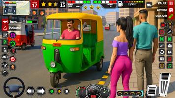 Tuk Tuk Rickshaw-Auto Driving poster
