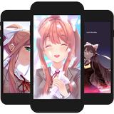 Monika DDLC Wallpaper आइकन