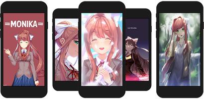 Monika DDLC Wallpaper Poster