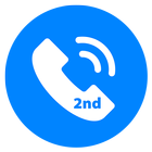 2nd line - us phone number app icono